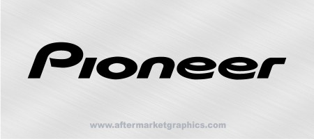 Pioneer Audio Decals - Pair (2 pieces)